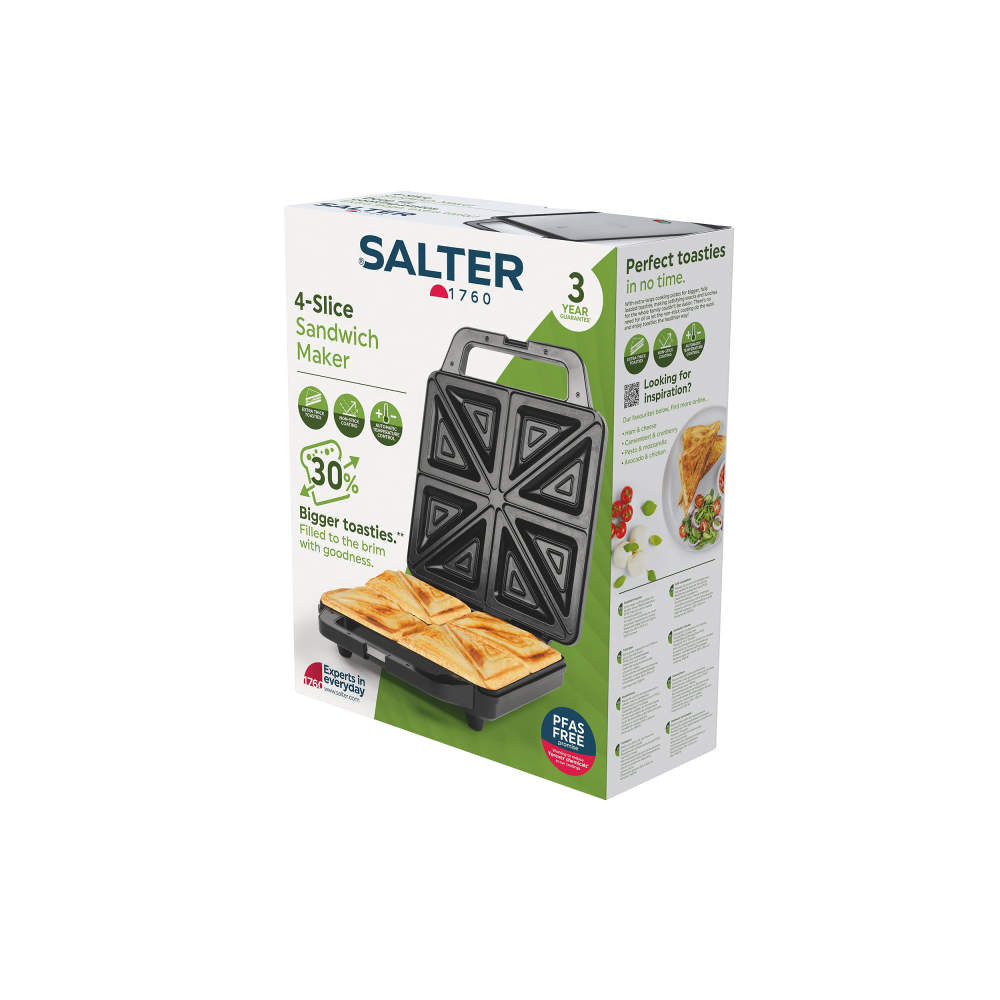 Salter 4-Slice Deep Fill Sandwich Toaster