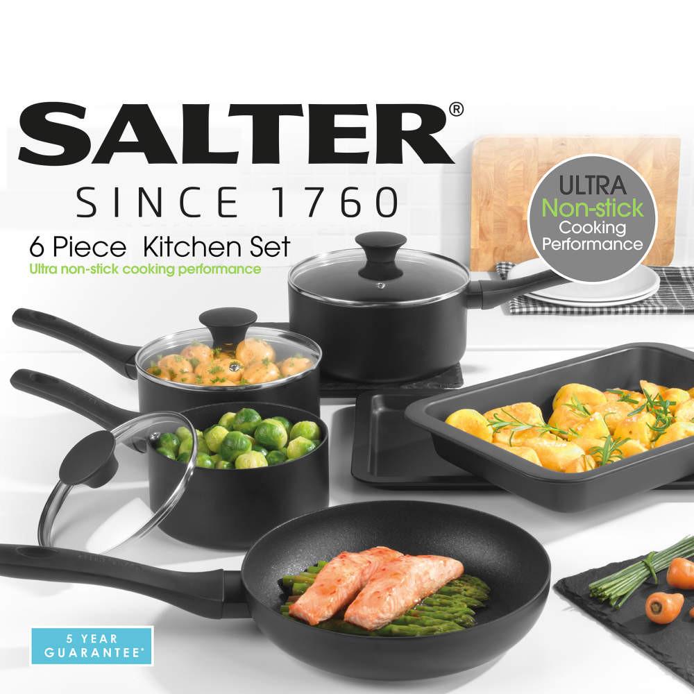Salter 6-Piece Cookware Set - Non-Stick