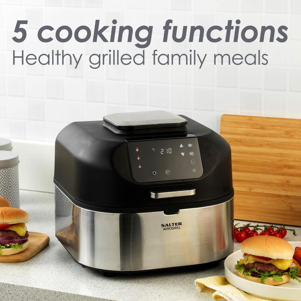 Salter AeroGrill 5-in-1 Air Fryer & Grill - 5.2L