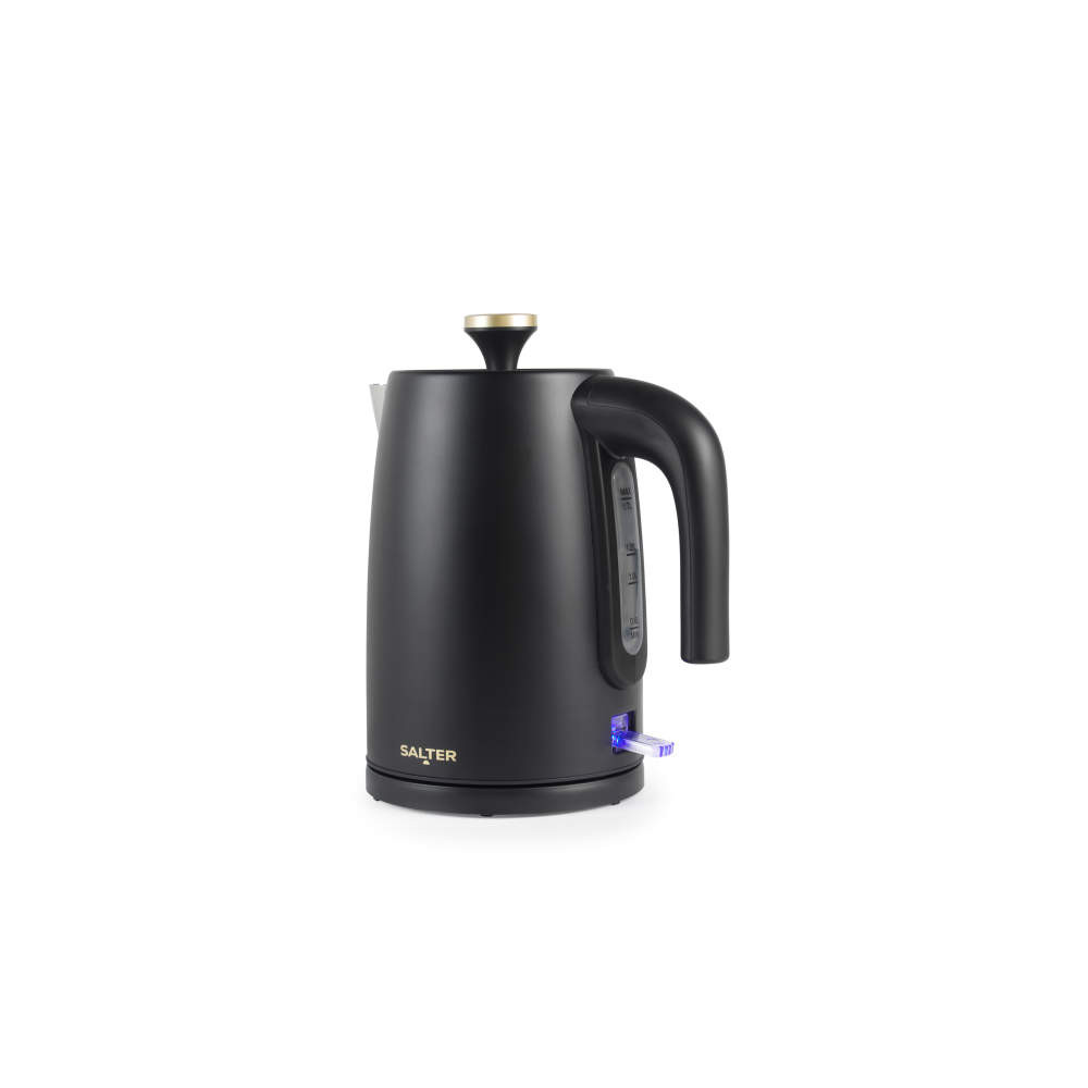 salter Alchemy 1.7L Electric Kettle - Black/Gold