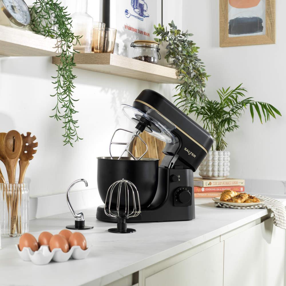 Salter Alchemy Stand Mixer & Hand Mixer - Black