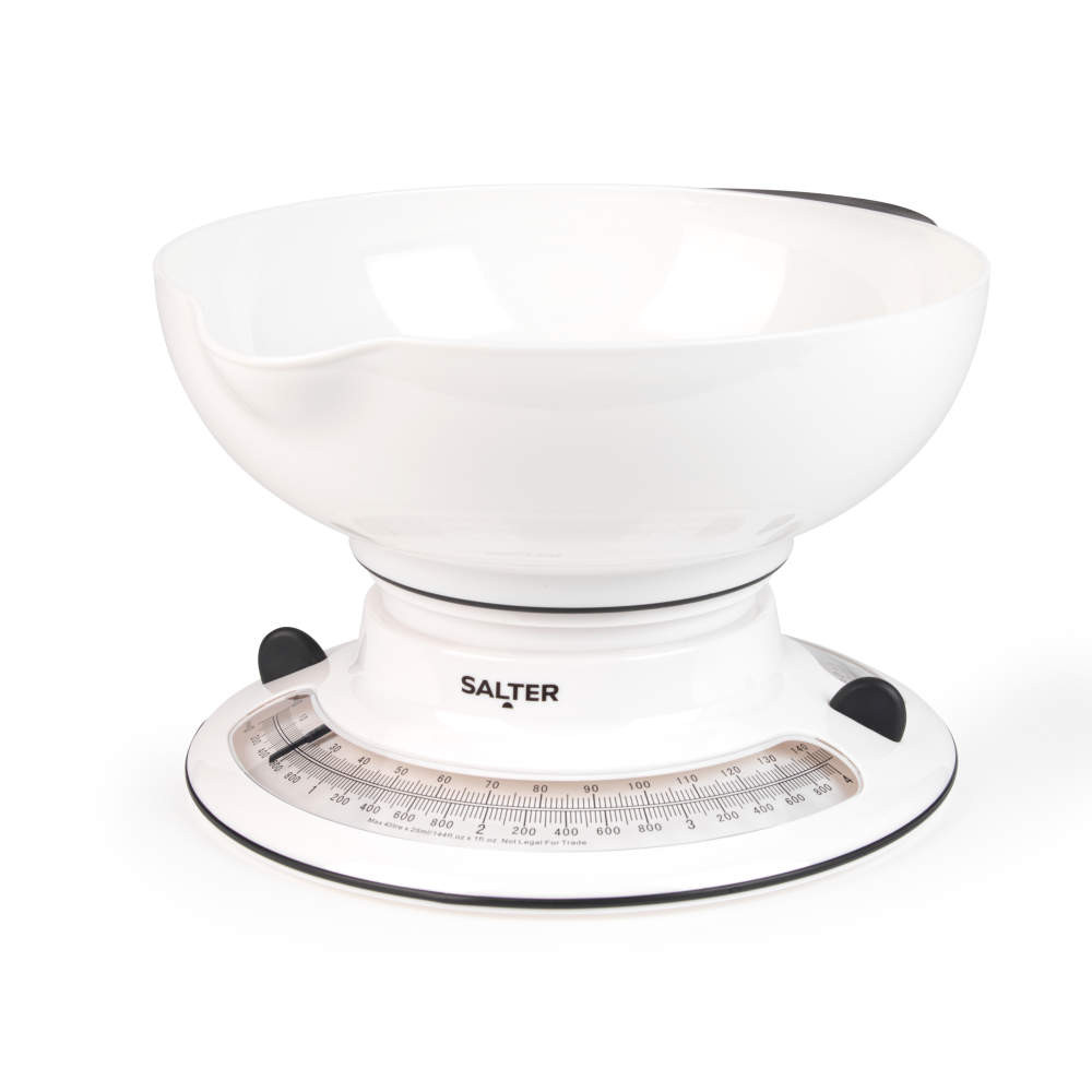 salter Aquaweigh Mechanical Kitchen Scale - White