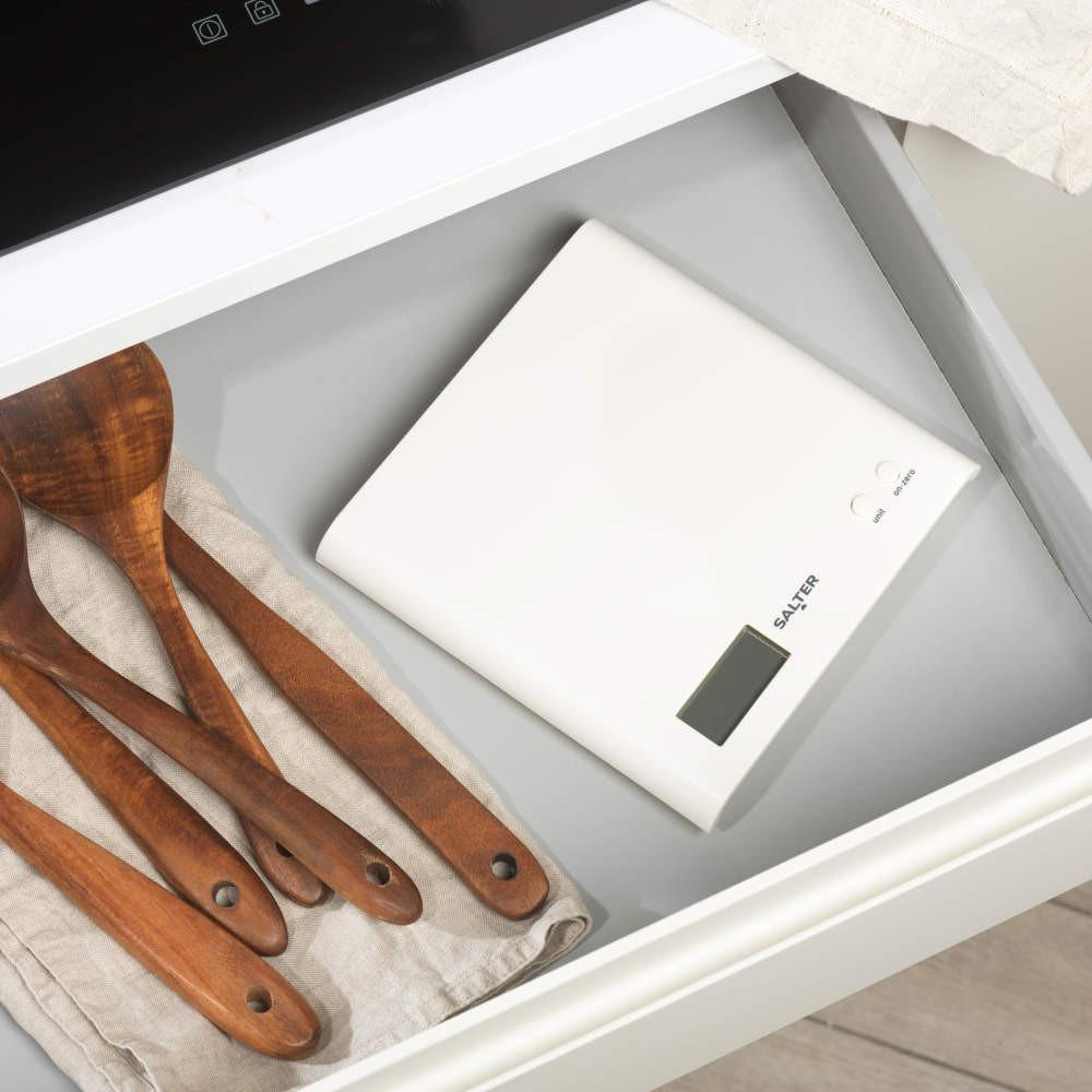 Salter Arc Digital Kitchen Scale - White