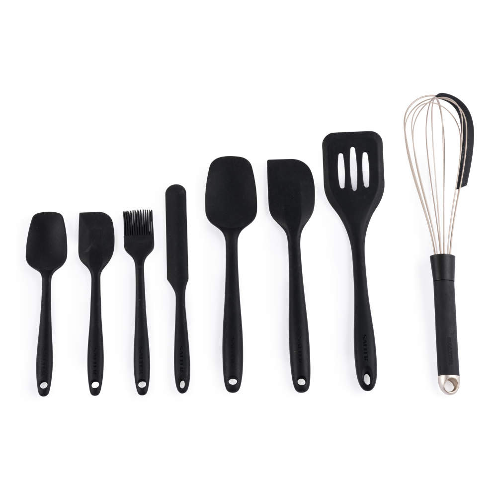 salter Bakes 10 Piece Oven Tray & Utensil Set – Black