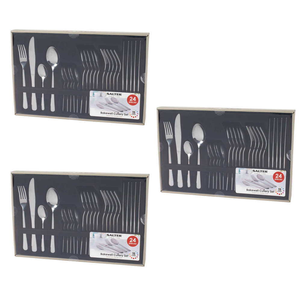 Salter Bakewell 72-Piece Cutlery Set