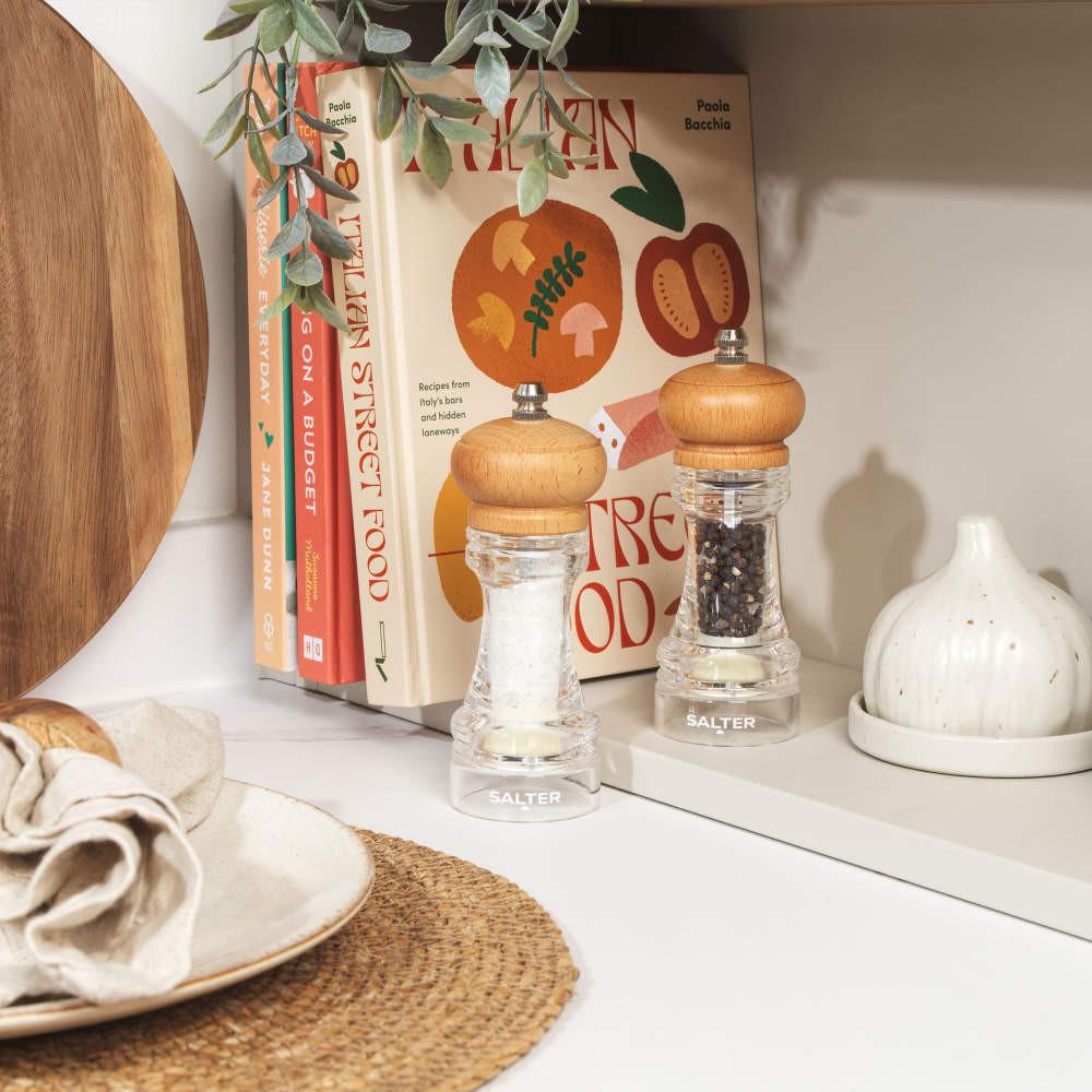 Salter Beech Wood Salt & Pepper Mills