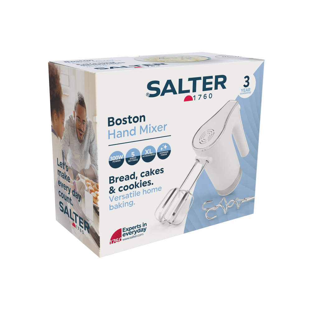 Salter Boston Hand Mixer –White