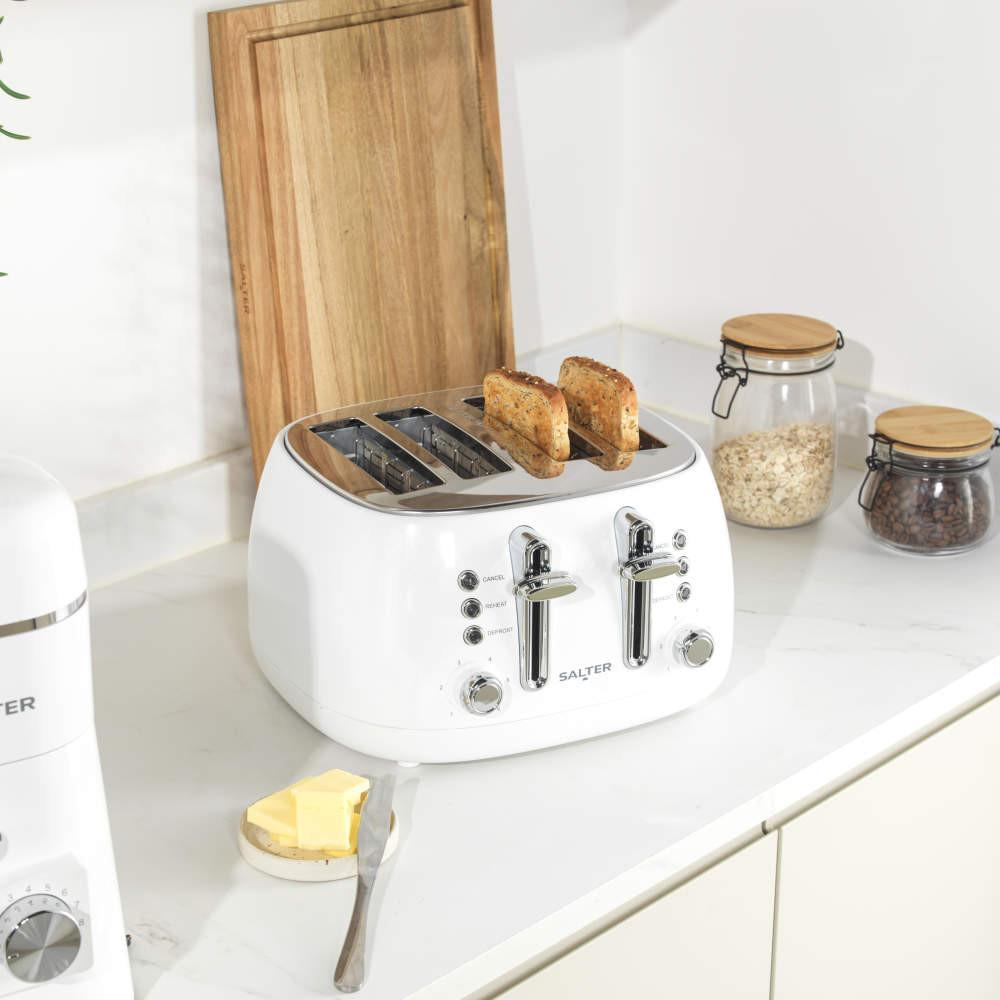 Salter Boston Kettle & 4-Slice Toaster Set