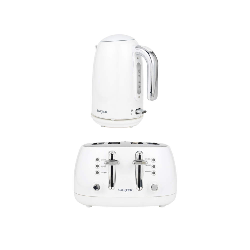 salter Boston Kettle & 4-Slice Toaster Set