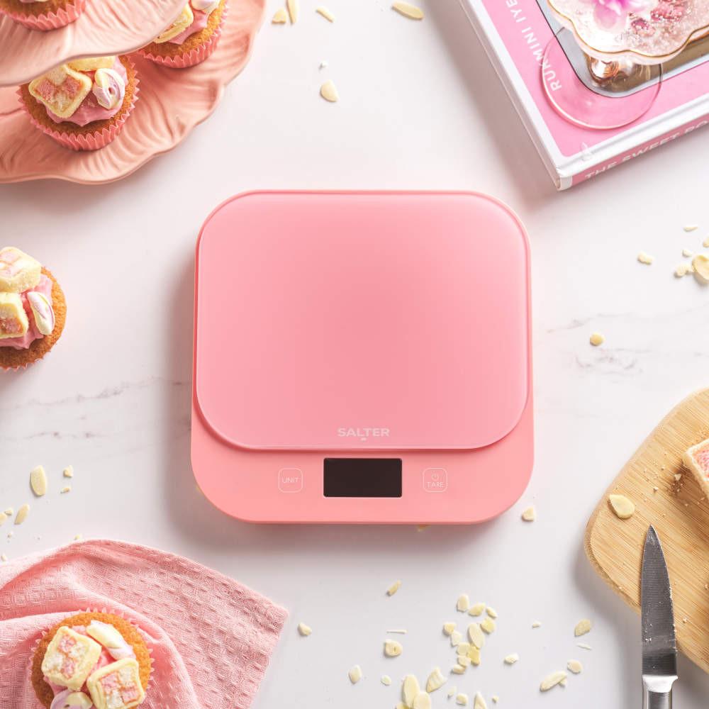 Salter British Bakes Digital Kitchen Scale – Pink