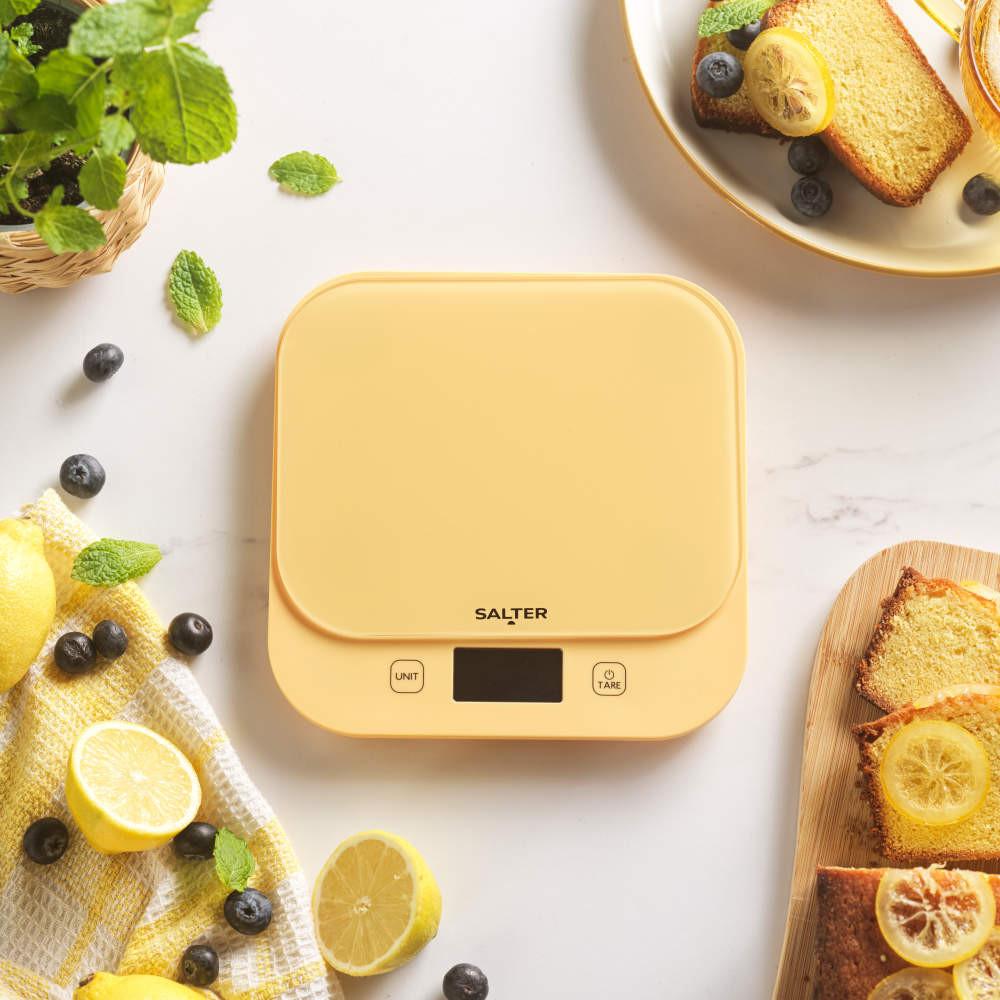 Salter British Bakes Digital Kitchen Scale – Yellow