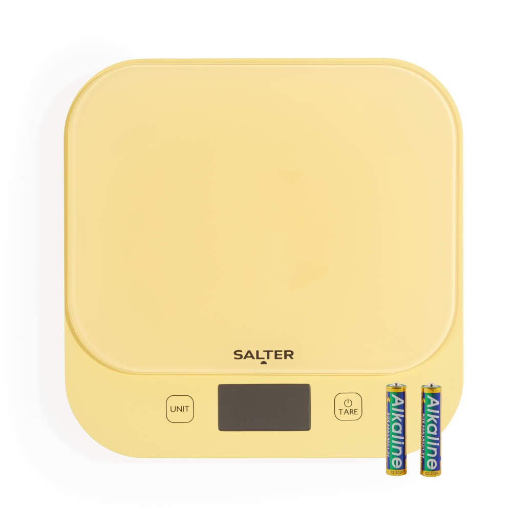 salter British Bakes Digital Kitchen Scale – Yellow