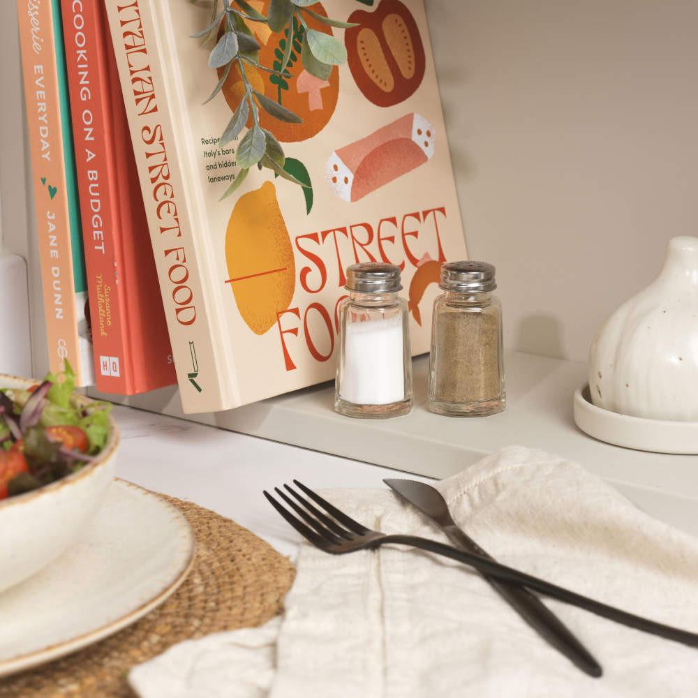 Salter Café Glass Salt & Pepper Shakers