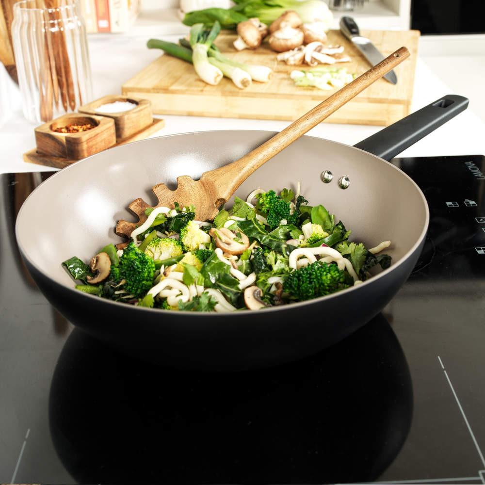 Salter Ceramic 28cm Stir Fry Pan