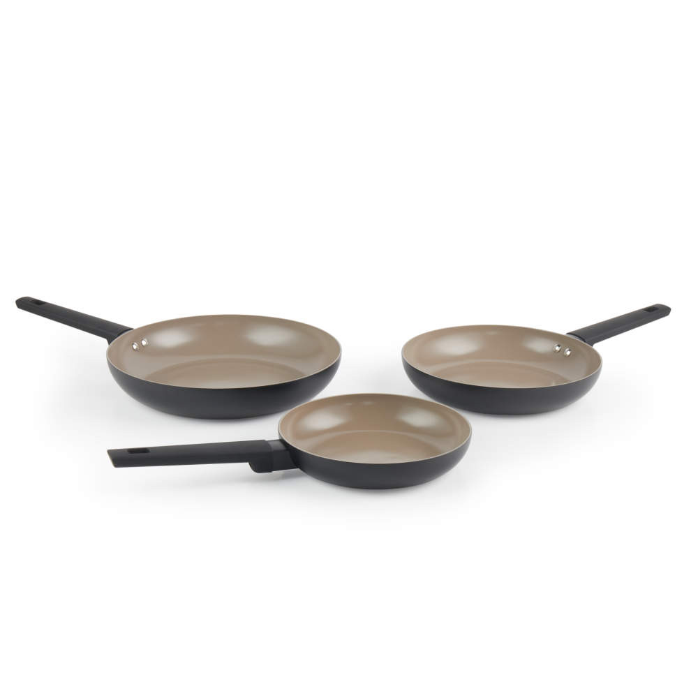 salter Ceramic 3-Piece Frying Pan Set - 20/24/28cm