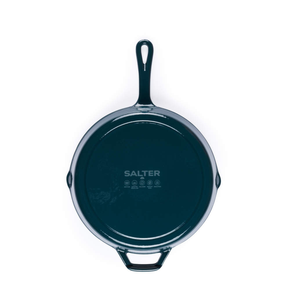 Salter Chester Mill & Frying Pan Set - Green | PFAS-free