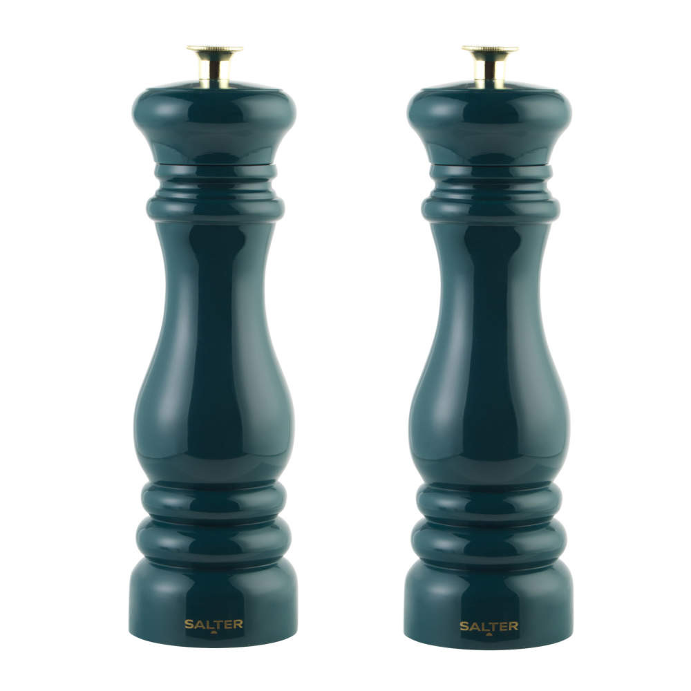 salter Chester Pepper Mills Set of 2 - Green