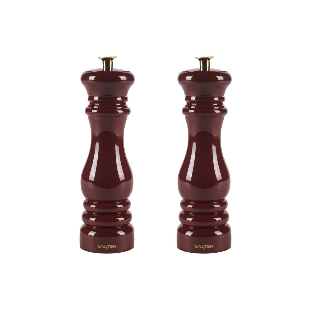salter Chester Salt & Pepper Mill Set - Red