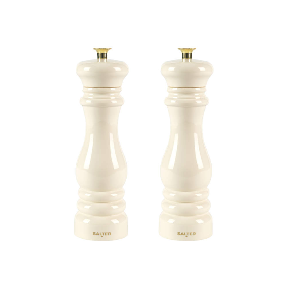 salter Chester Salt & Pepper Mills Set – Cream