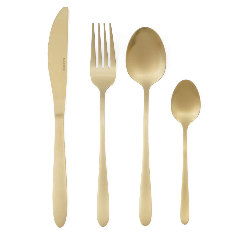 salter Chiltern 48 Piece Cutlery Set - Gold