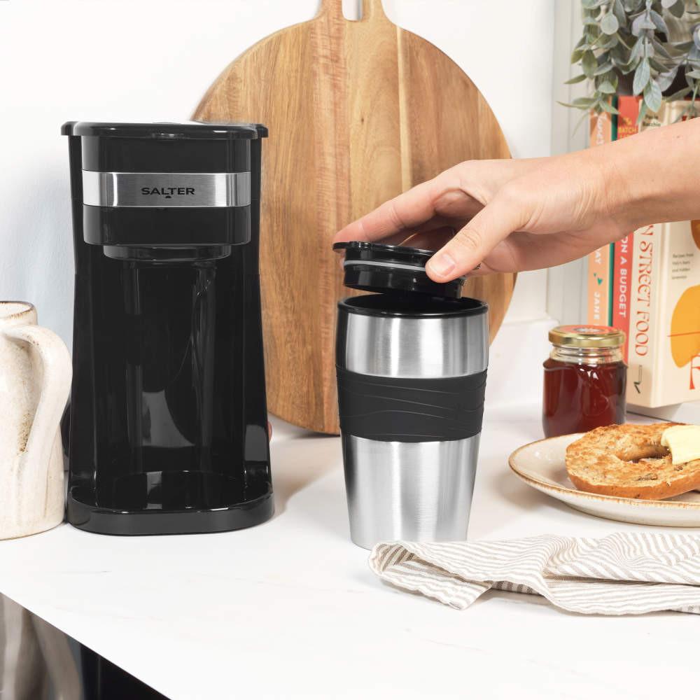 Salter Coffee Maker To Go & 2 Travel Mugs