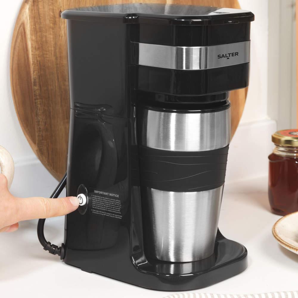 Salter Coffee Maker To Go & 2 Travel Mugs