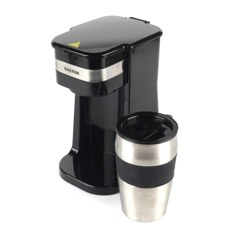 Salter Coffee Maker To Go & Electric Grinder Set