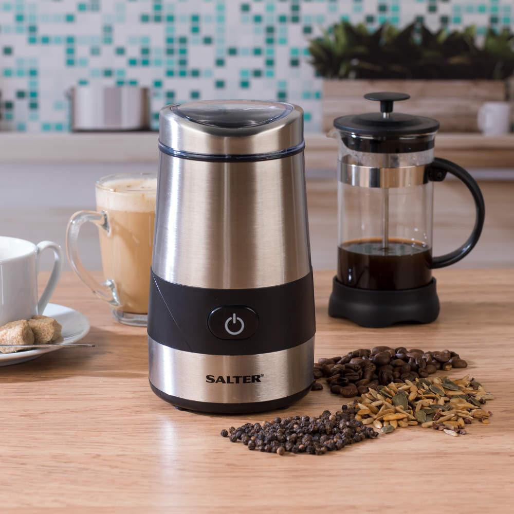 Salter Coffee Maker To Go & Electric Grinder Set