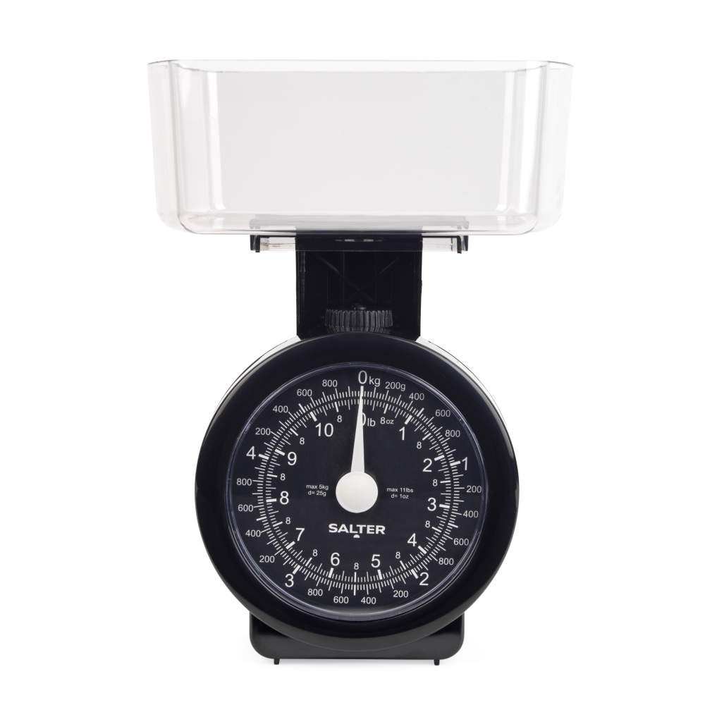 salter Compact Mechanical Kitchen Scale - Black