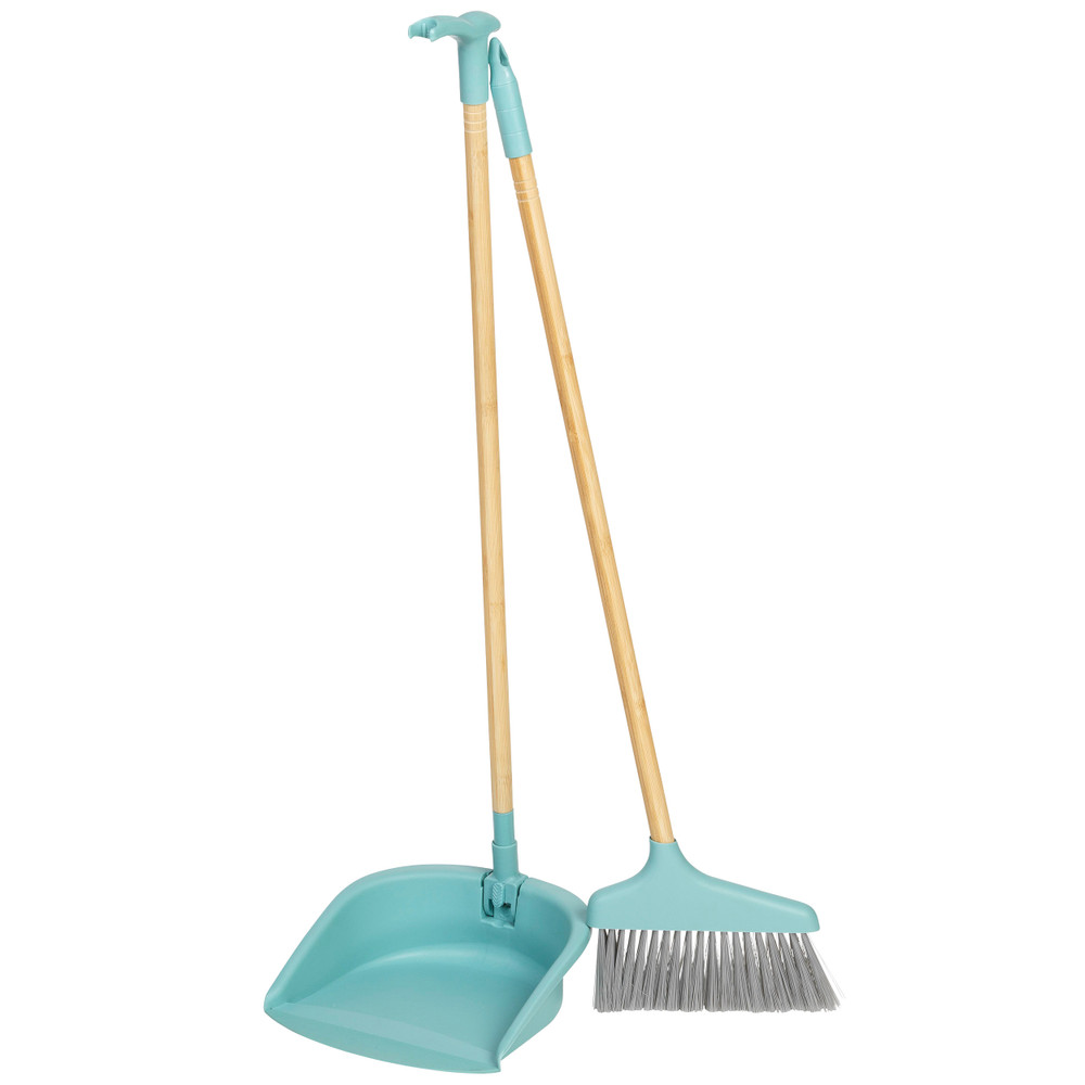 salter Cool Hues Dustpan & Broom Set