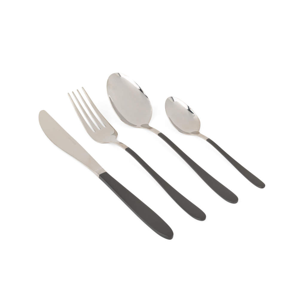 Salter Cosmos 64-Piece Cutlery Set - Grey