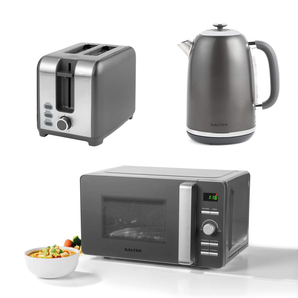 salter Cosmos Kettle Toaster & Digital Microwave Set