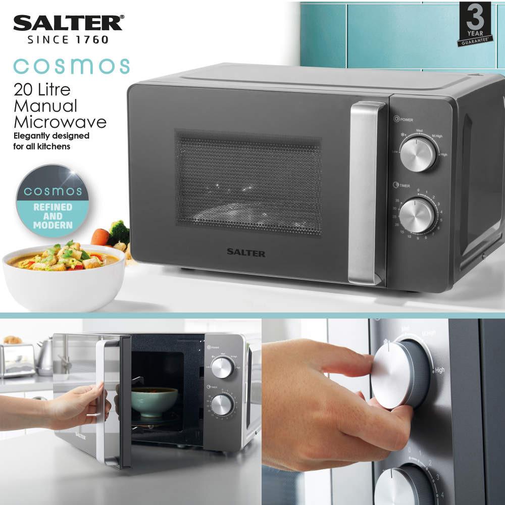 Salter Cosmos Kettle Toaster & Manual Microwave Set