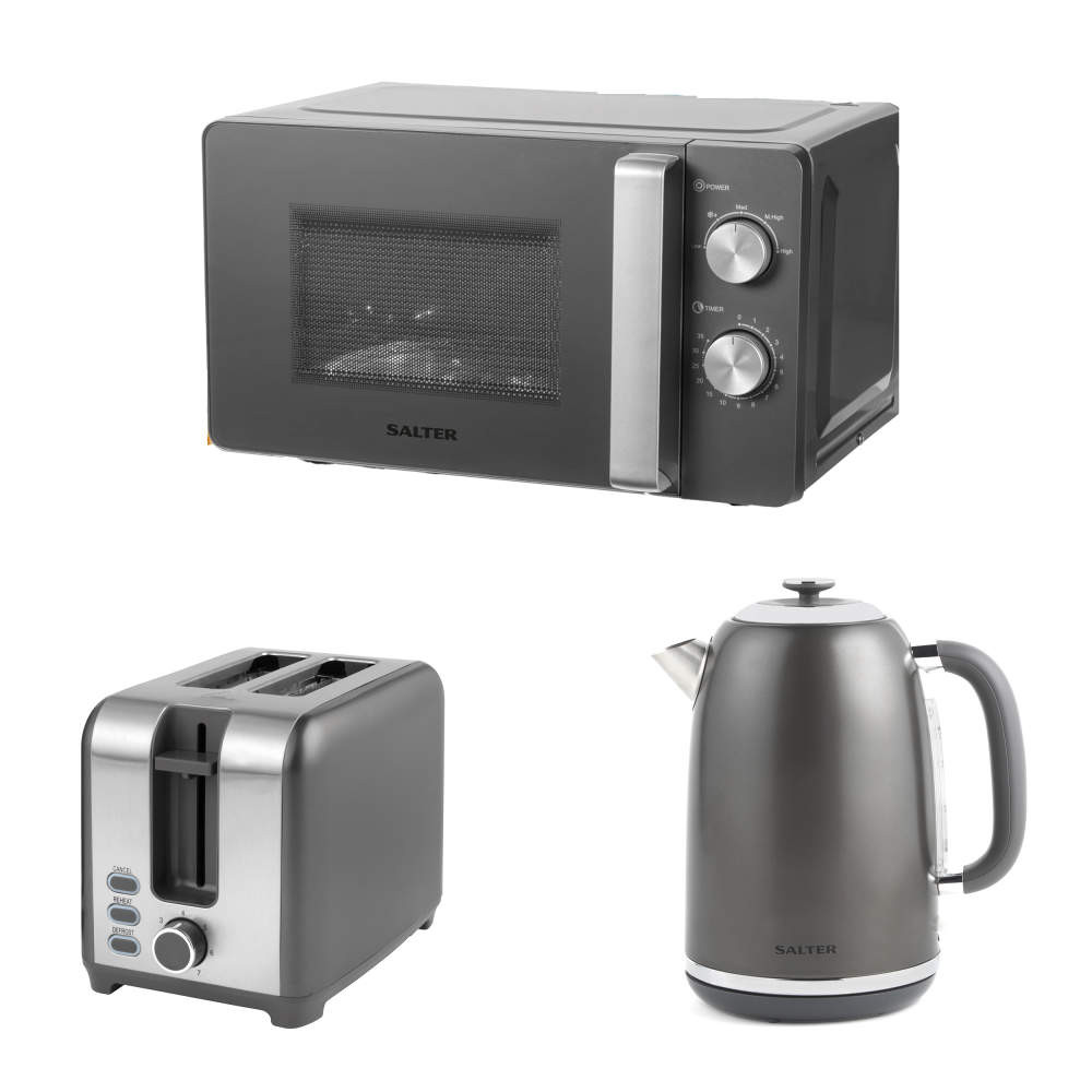 salter Cosmos Kettle Toaster & Manual Microwave Set