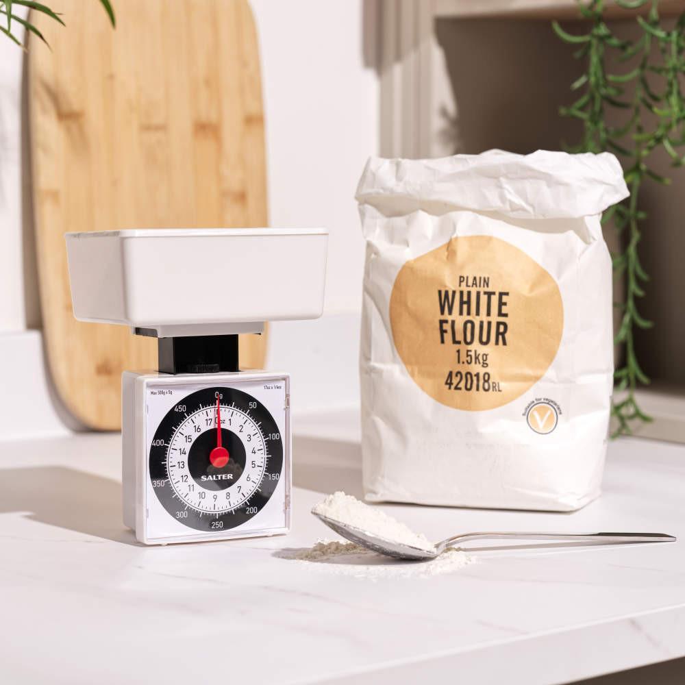 Salter Dietry Mechanical Kitchen Scale - White