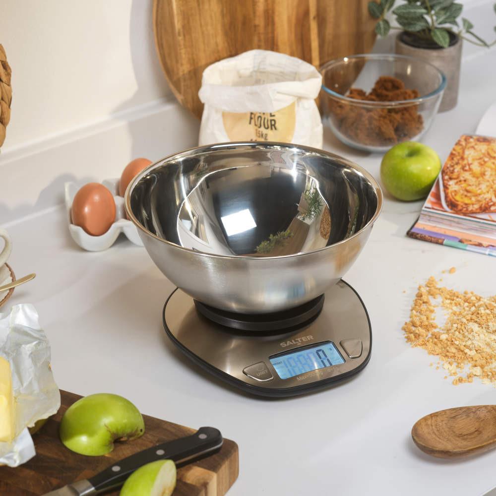 Salter Digital Bowl Scale – Stainless Steel
