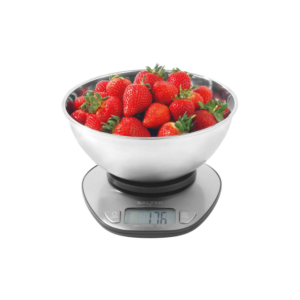 salter Digital Bowl Scale – Stainless Steel