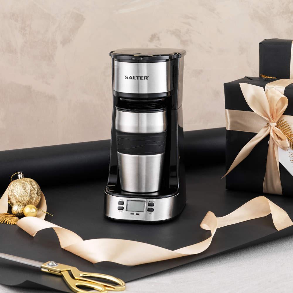 Salter Digital Coffee Maker To Go & Travel Mug
