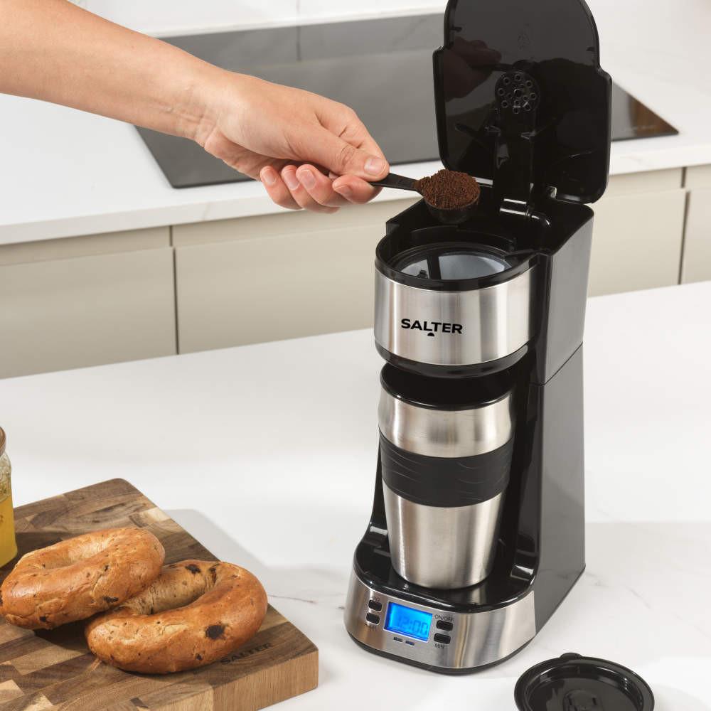 Salter Digital Coffee Maker To Go & Travel Mug