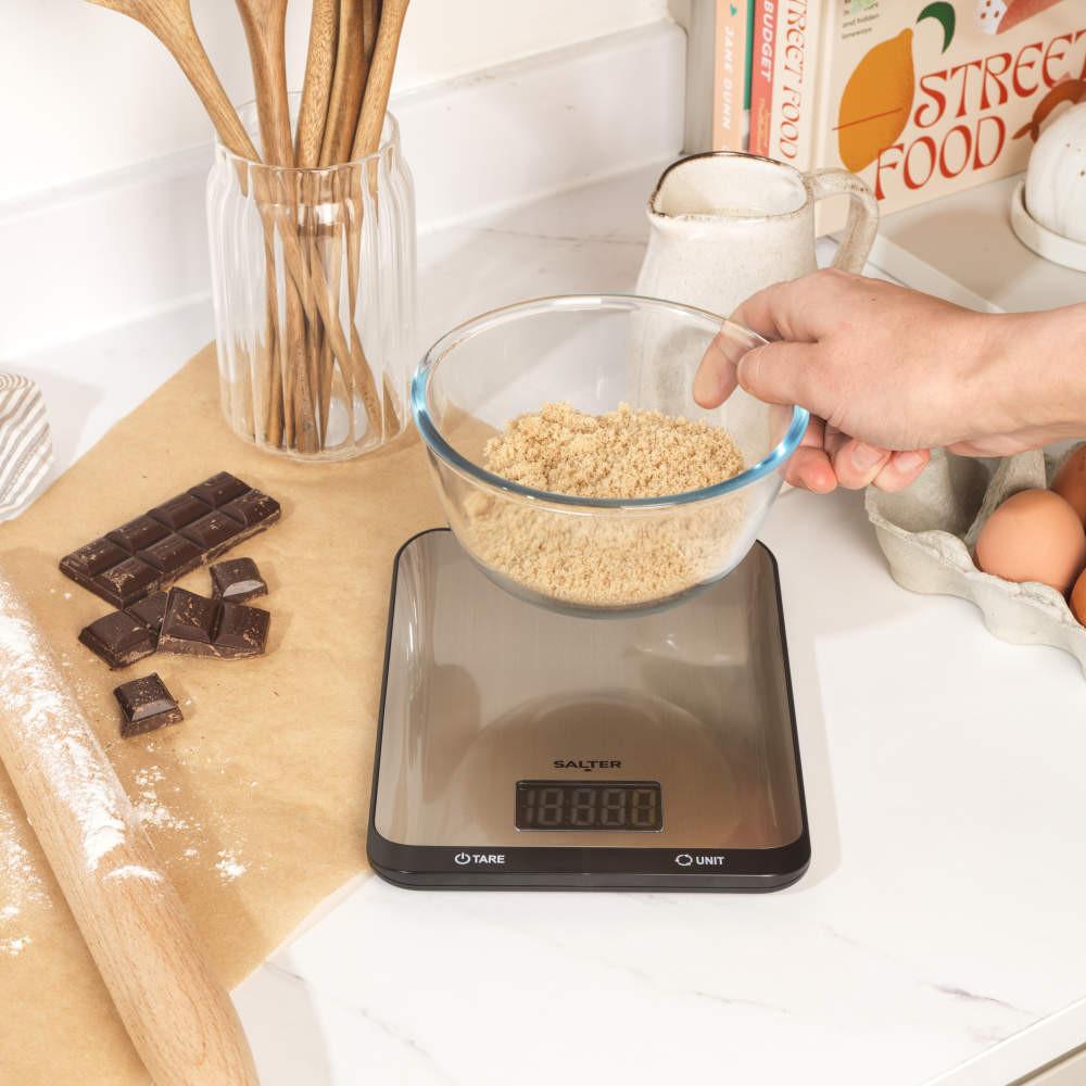 Salter Digital Kitchen Scale - Stainless Steel