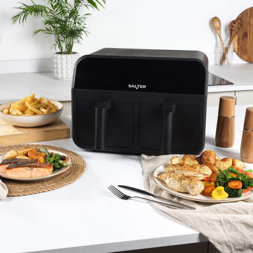 Salter Dual Air Pro Air Fryer – Black