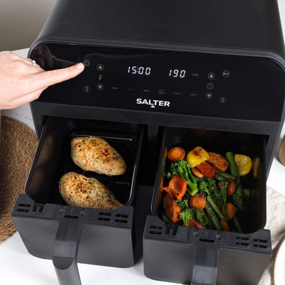 Salter Dual Air Pro Air Fryer – Black