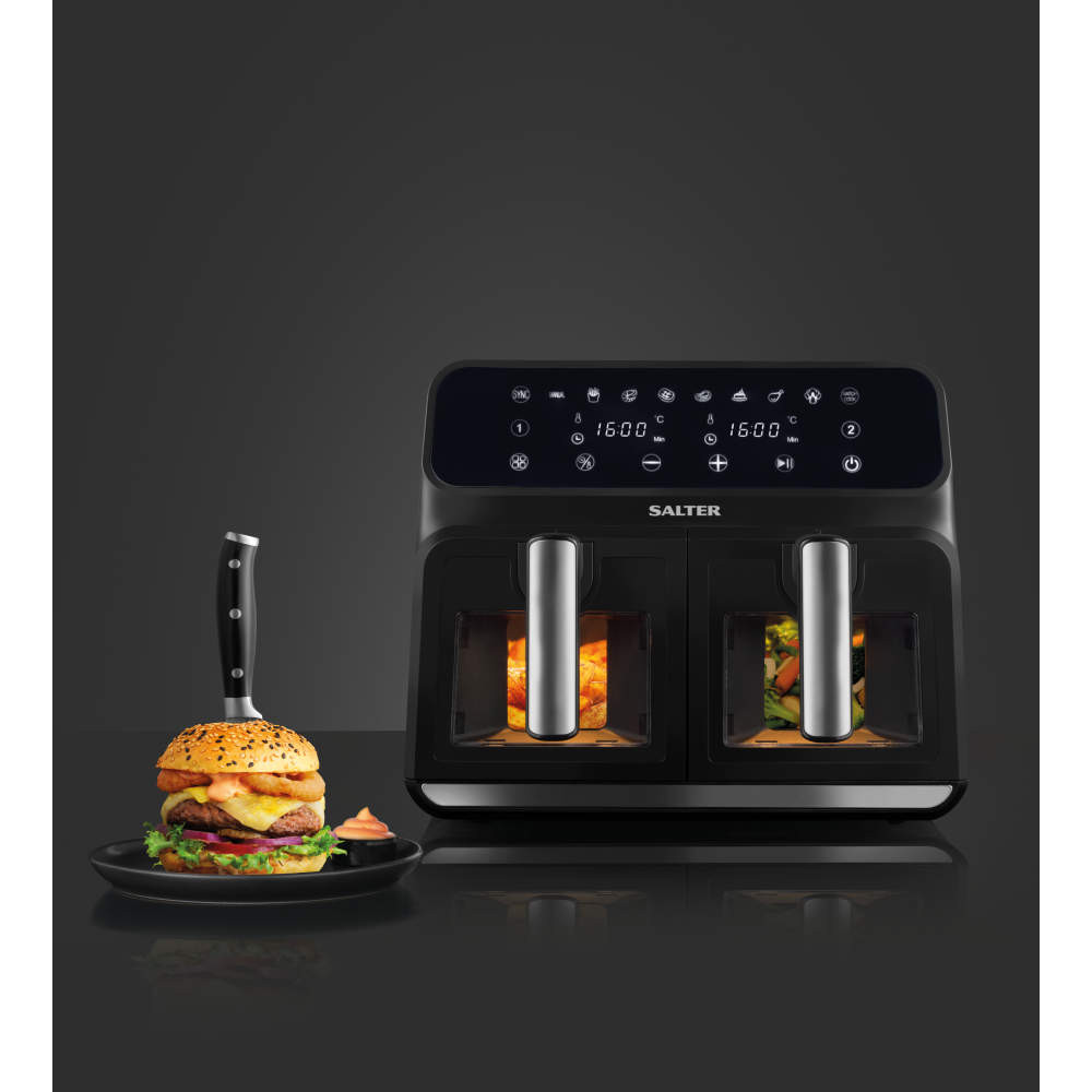 Salter Dual View Pro Air Fryer & Thermometer Set
