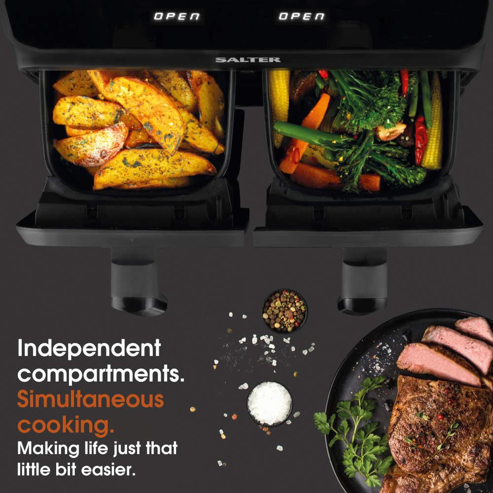 Salter Dual View Pro Air Fryer & Thermometer Set