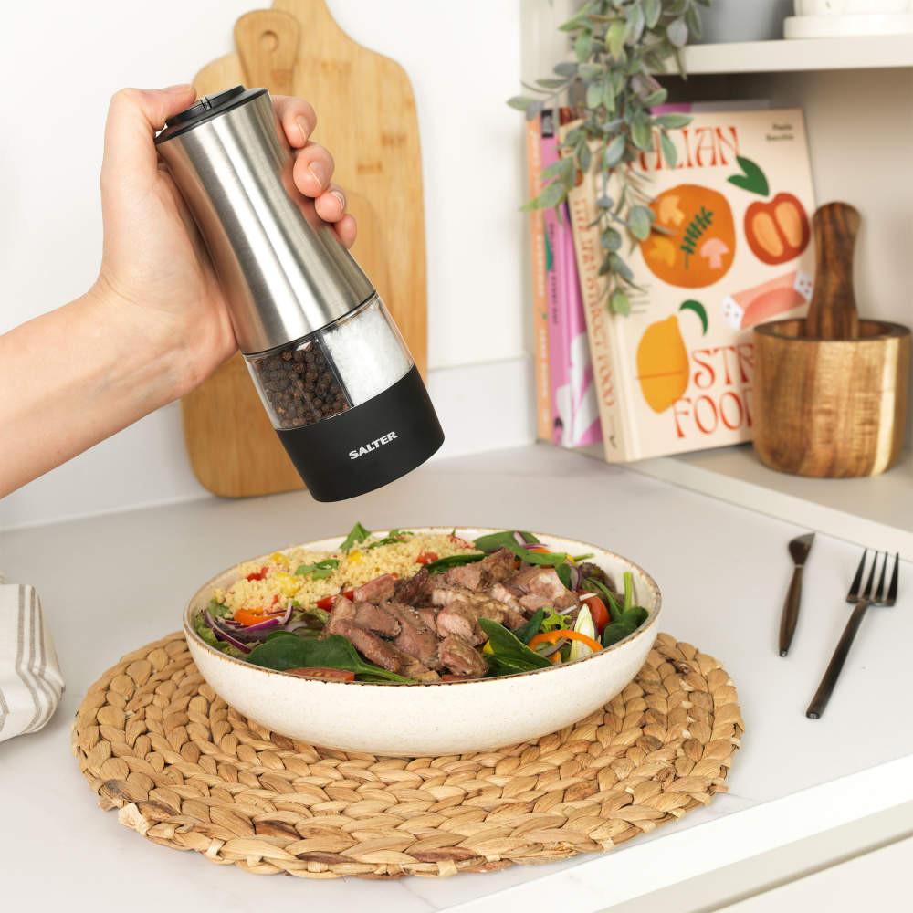 Salter Duo Electric Salt & Pepper Mill