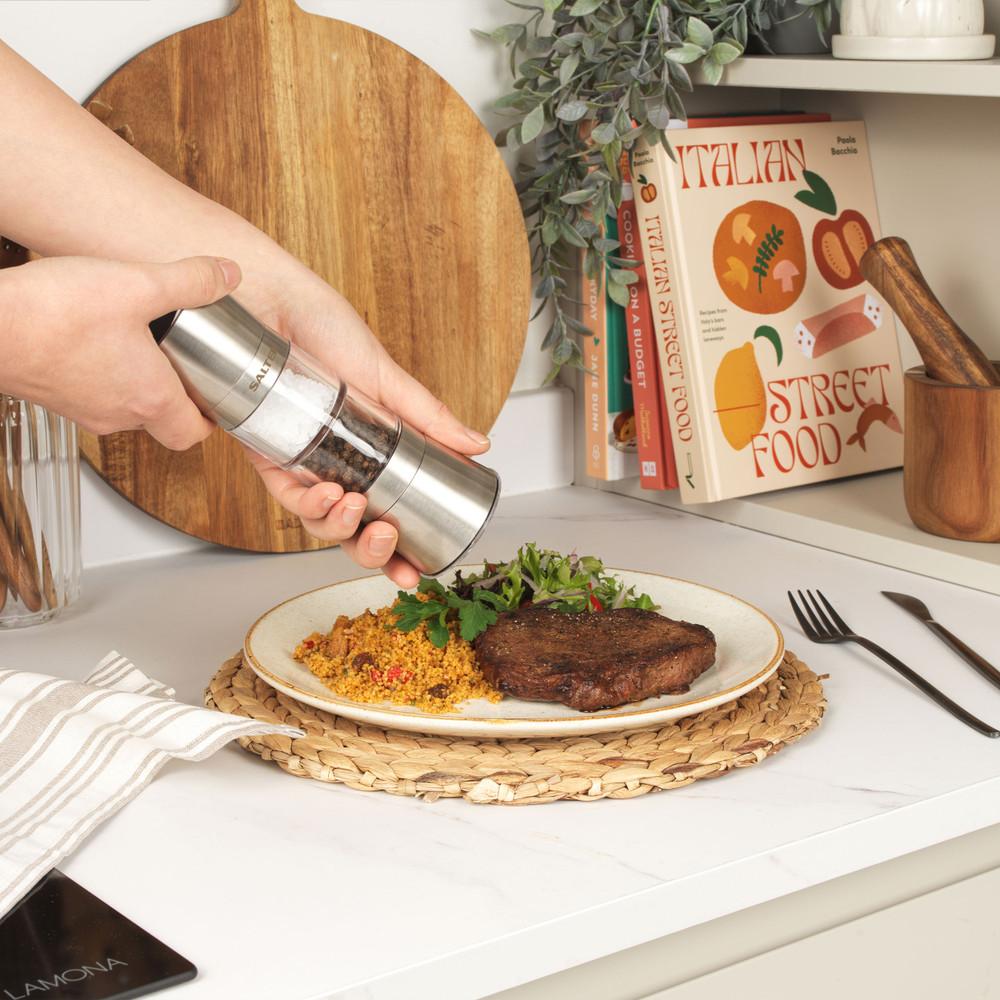 Salter Duo Salt And Pepper Mill – Pre-Filled