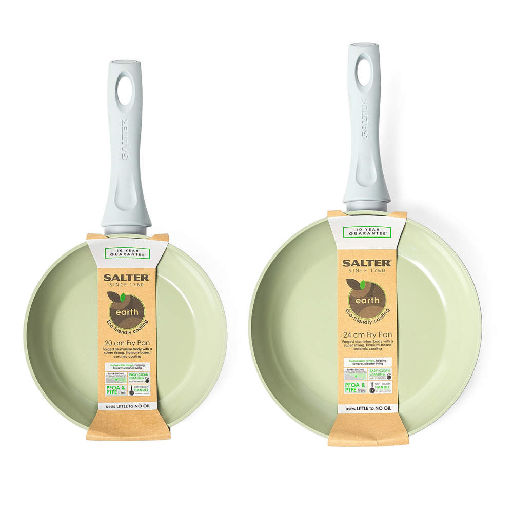 salter Earth 2-Piece Frying Pan Set - 20/24cm