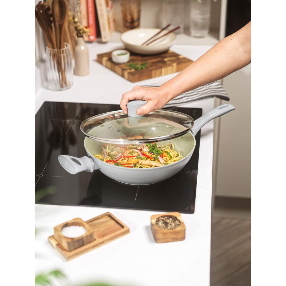 Salter Earth 28cm Wok Pan – Green