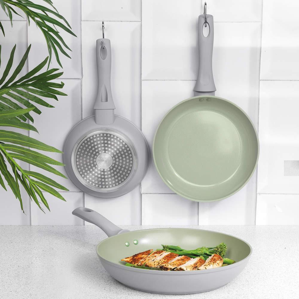 Salter Earth 3-Piece Frying Pan Set - 20/24/28cm