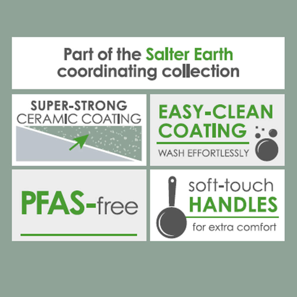 Salter Earth 3-Piece Saucepan Set | PFAS Free